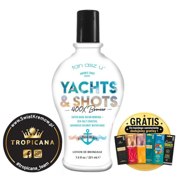 Tan Asz U Double Shot Yachts & Shots 400X Bronzer 221ml
