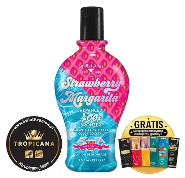 Tan Asz U Double Shot Strawberry Margarita 400X Bronzer 221ml